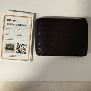 Black Woven Wallet